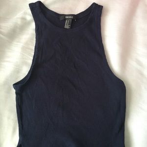 Forever 21 Ribbed Crop Tank